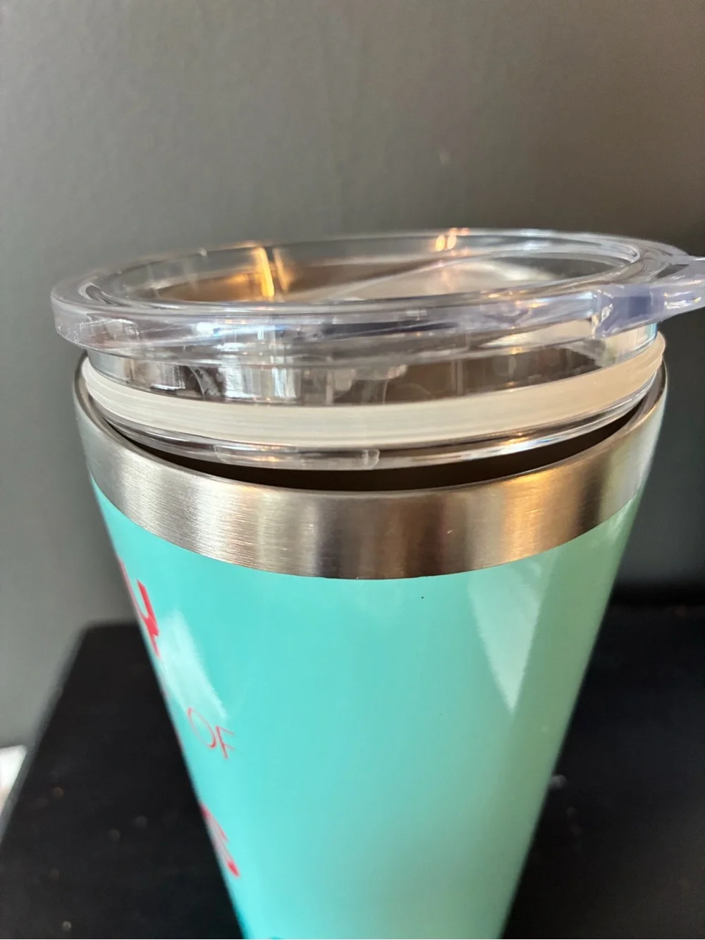 Sunny with a Chance of Flip Flops Aqua Party Tumbler
